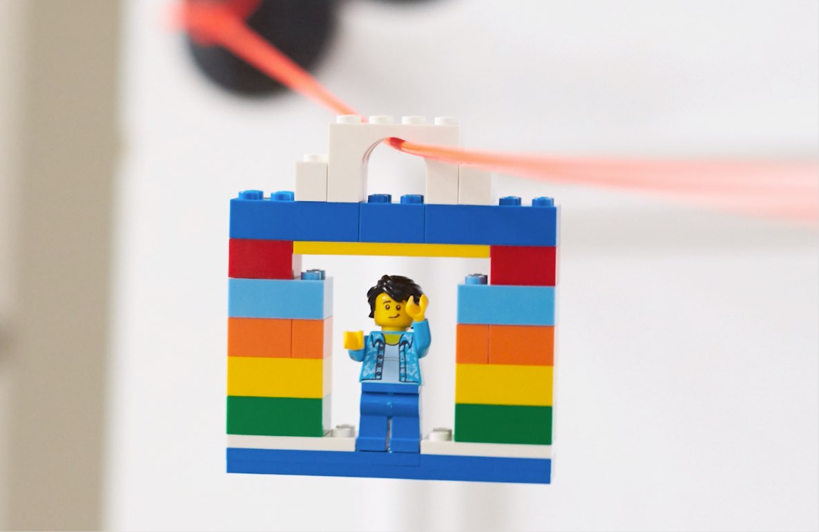 LEGO zipline